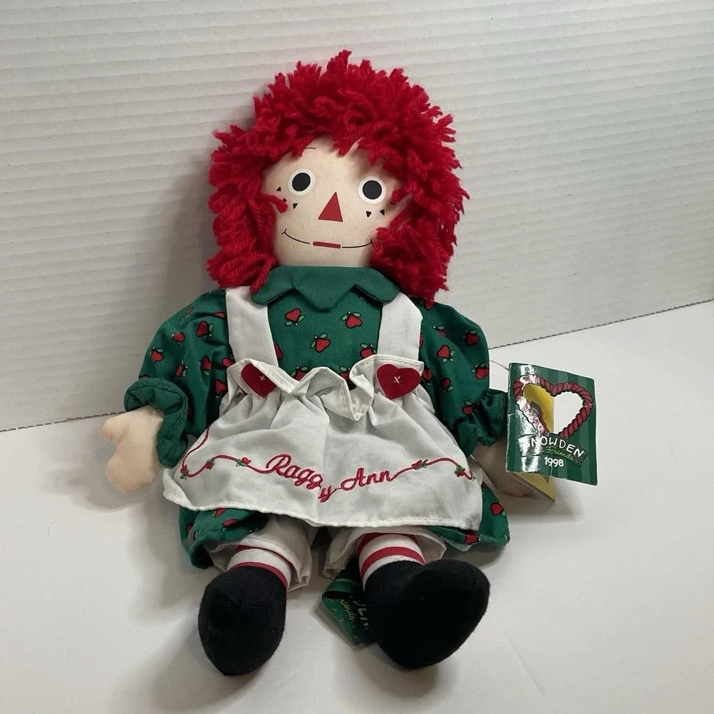 Raggedy Ann Dolls Snowden and Friends Plush 1998 Vintage Art